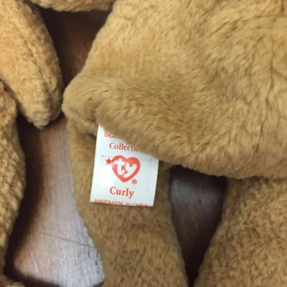 Vintage ty beanie babies Retired curly bears - Picture 5 of 8